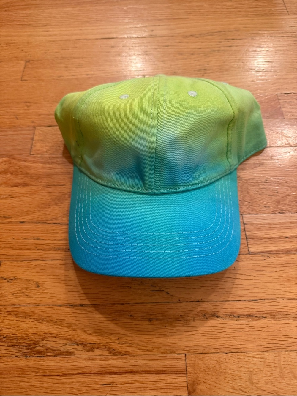 Unbranded Gradient Blue-Green Cotton Hat